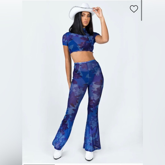 Princess Polly Other - Blue Mesh Set - Princess Polly